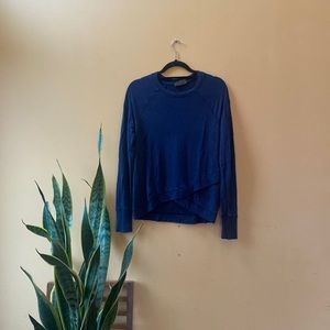 XS Athleta faux-wrap light-weight athleisure pullover